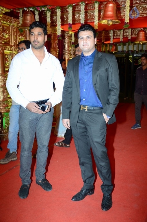 Celebrities at Sana Yadi Reddy Son Nikhilesh Reddy Wedding Event - 60 / 62 photos