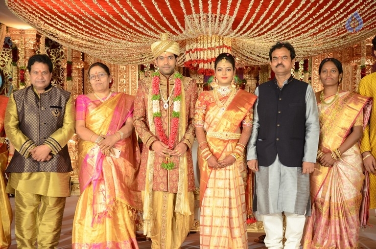 Celebrities at Sana Yadi Reddy Son Nikhilesh Reddy Wedding Event - 61 / 62 photos