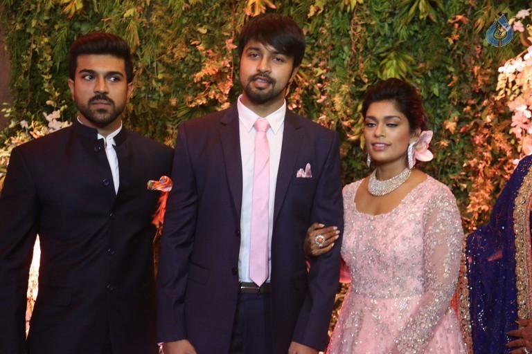 Celebrities at Sreeja Reception Photos 1 - 10 / 76 photos