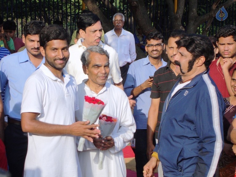 Celebrities at Yoga Day Celebrations - 13 / 23 photos