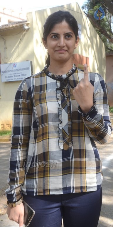 Celebrities Cast Their Votes in GHMC Elections - 1 / 32 photos