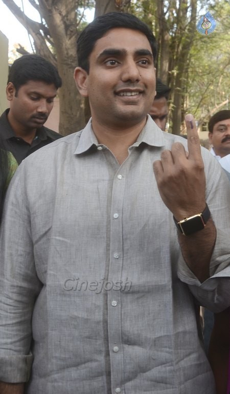 Celebrities Cast Their Votes in GHMC Elections - 20 / 32 photos
