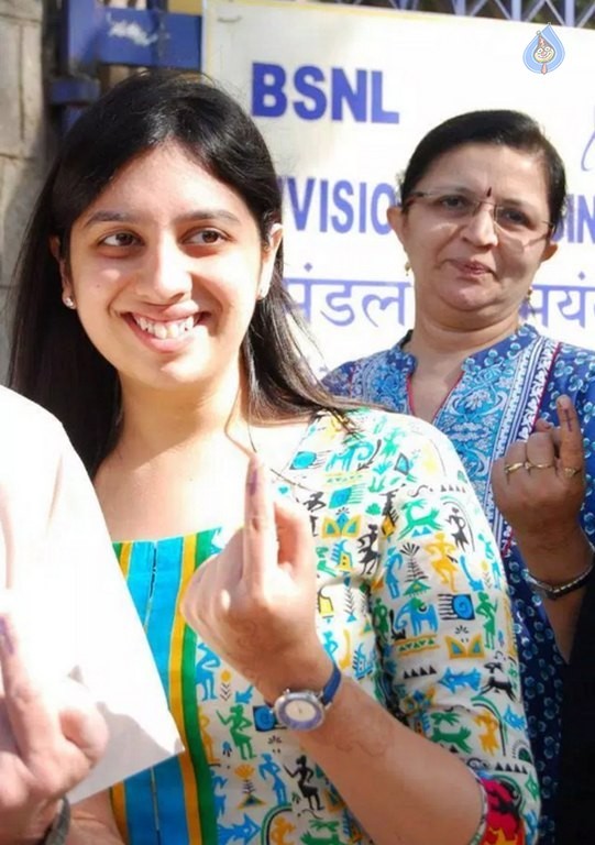 Celebrities Cast Their Votes in GHMC Elections 2 - 5 / 41 photos