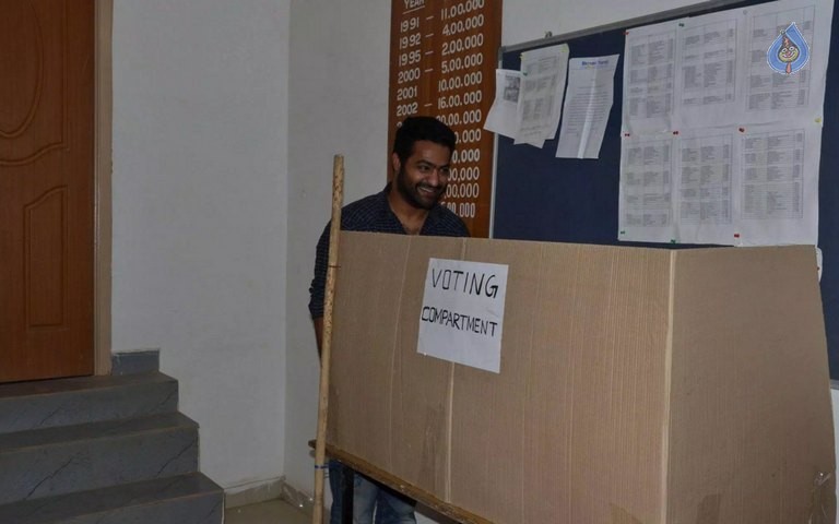 Celebrities Cast Their Votes in GHMC Elections 2 - 19 / 41 photos