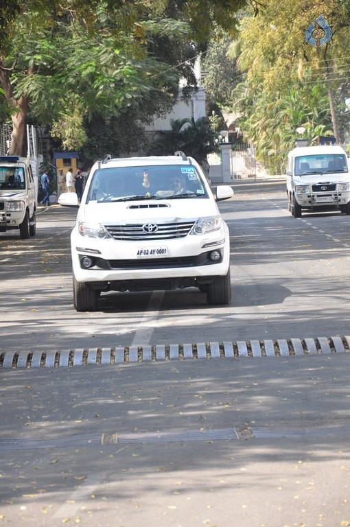 Celebrities Cast Their Votes in GHMC Elections 2 - 32 / 41 photos