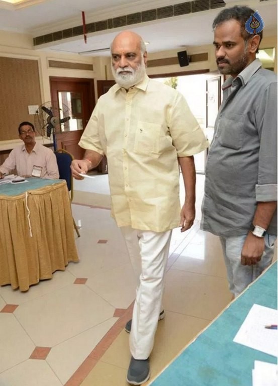 Celebrities Cast Their Votes in GHMC Elections 2 - 38 / 41 photos