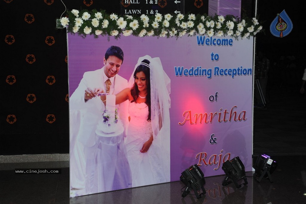 Celebs at Raja Wedding Reception - 1 / 148 photos