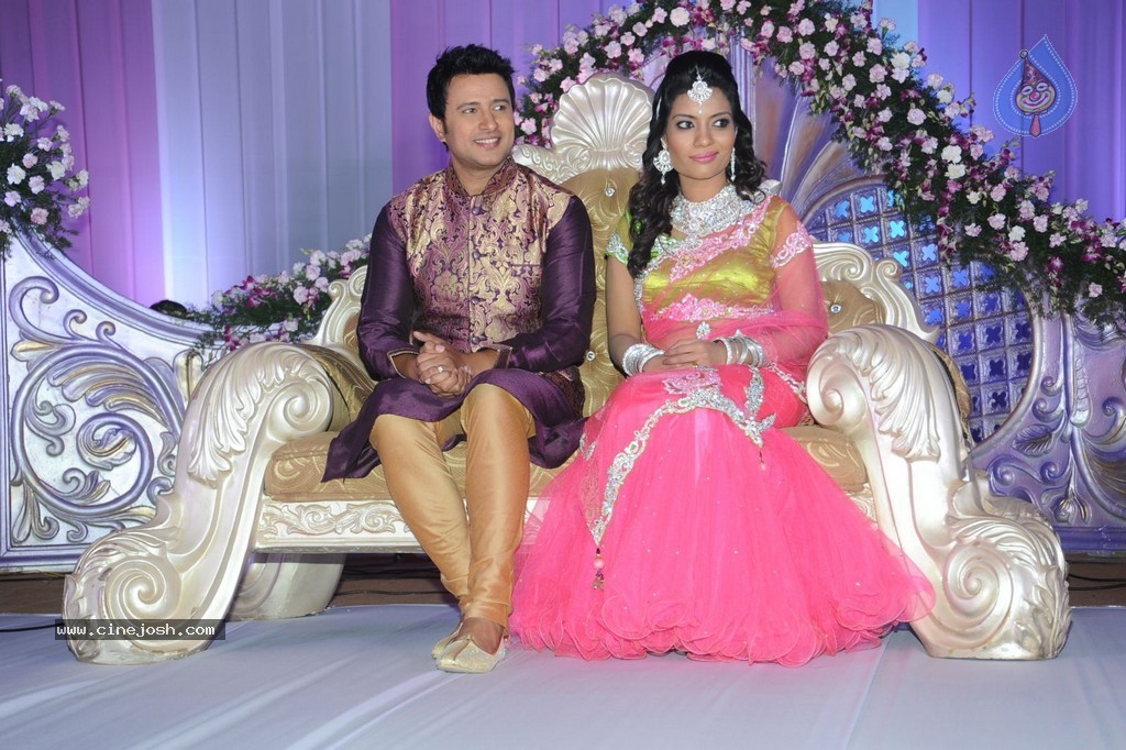Celebs at Raja Wedding Reception - 3 / 148 photos