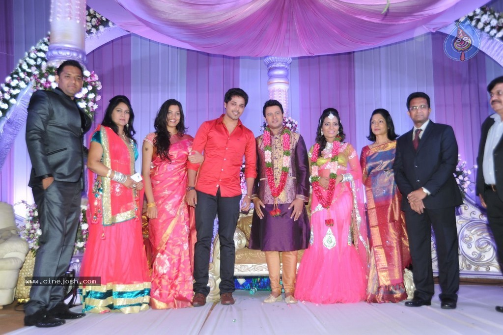 Celebs at Raja Wedding Reception - 10 / 148 photos