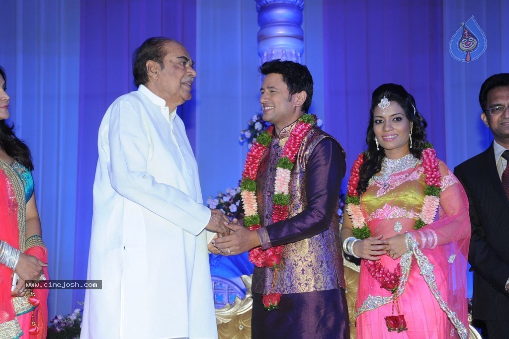 Celebs at Raja Wedding Reception - 12 / 148 photos