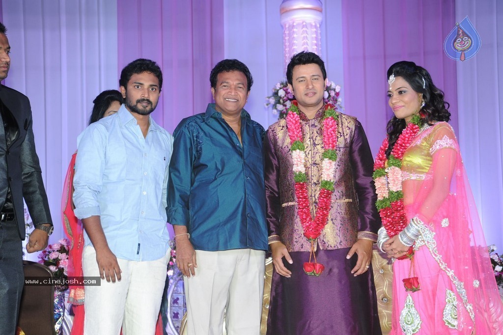 Celebs at Raja Wedding Reception - 13 / 148 photos