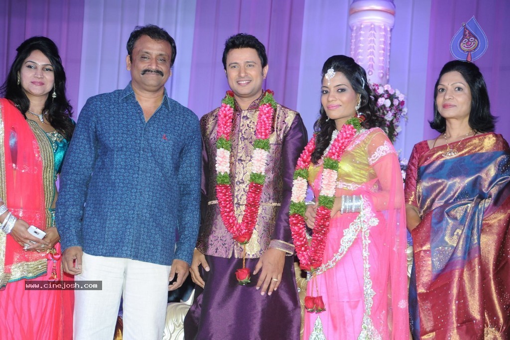 Celebs at Raja Wedding Reception - 14 / 148 photos