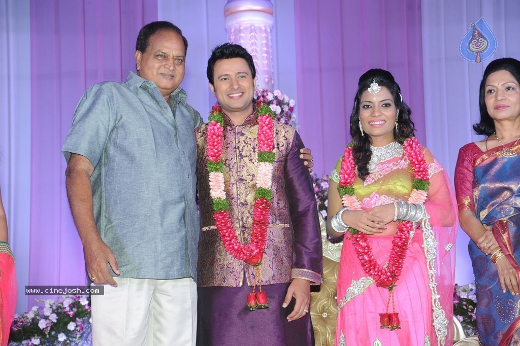 Celebs at Raja Wedding Reception - 15 / 148 photos