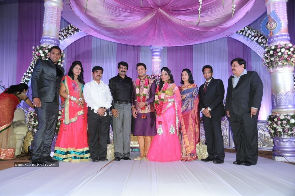 Celebs at Raja Wedding Reception - 17 / 148 photos