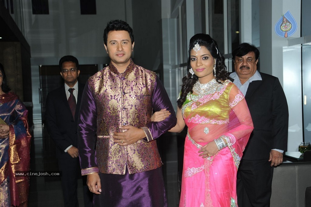 Celebs at Raja Wedding Reception - 38 / 148 photos