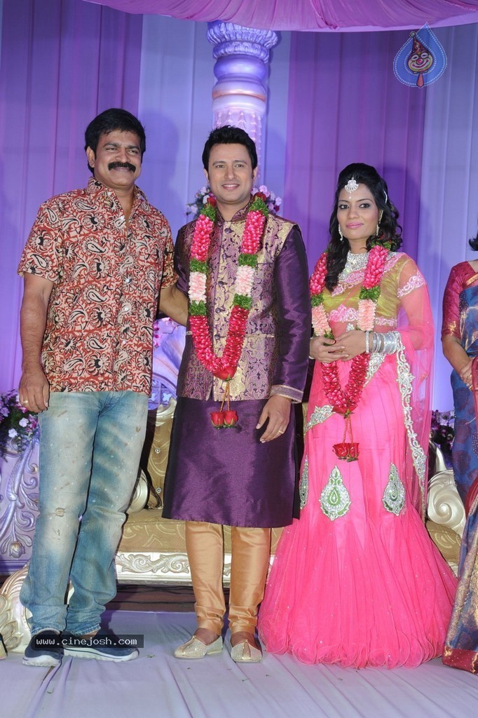 Celebs at Raja Wedding Reception - 40 / 148 photos