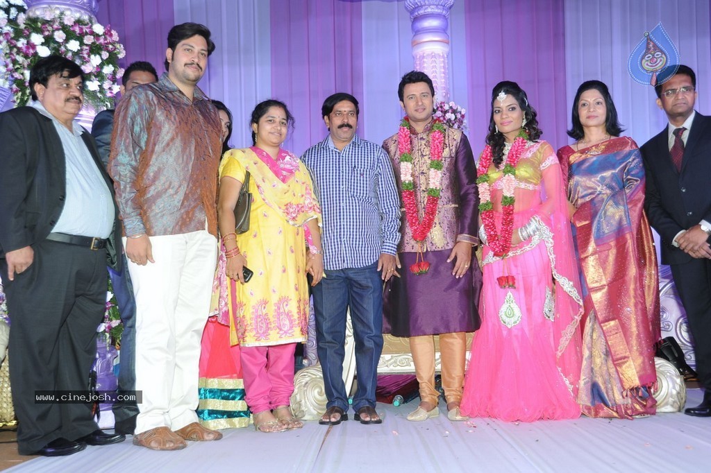 Celebs at Raja Wedding Reception - 41 / 148 photos