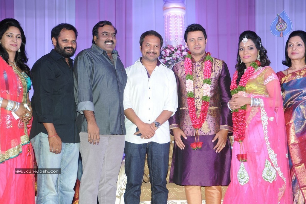 Celebs at Raja Wedding Reception - 48 / 148 photos