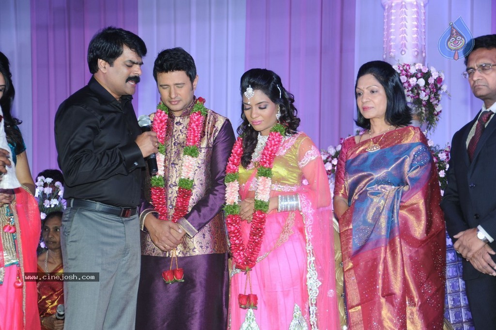 Celebs at Raja Wedding Reception - 52 / 148 photos