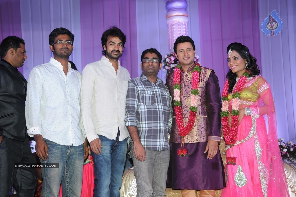 Celebs at Raja Wedding Reception - 55 / 148 photos
