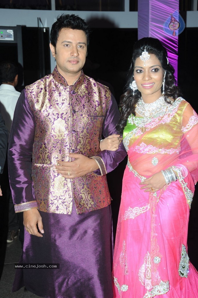 Celebs at Raja Wedding Reception - 62 / 148 photos