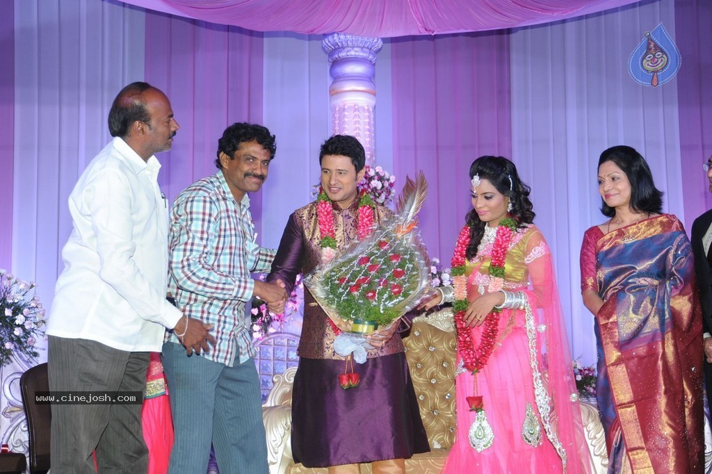 Celebs at Raja Wedding Reception - 69 / 148 photos