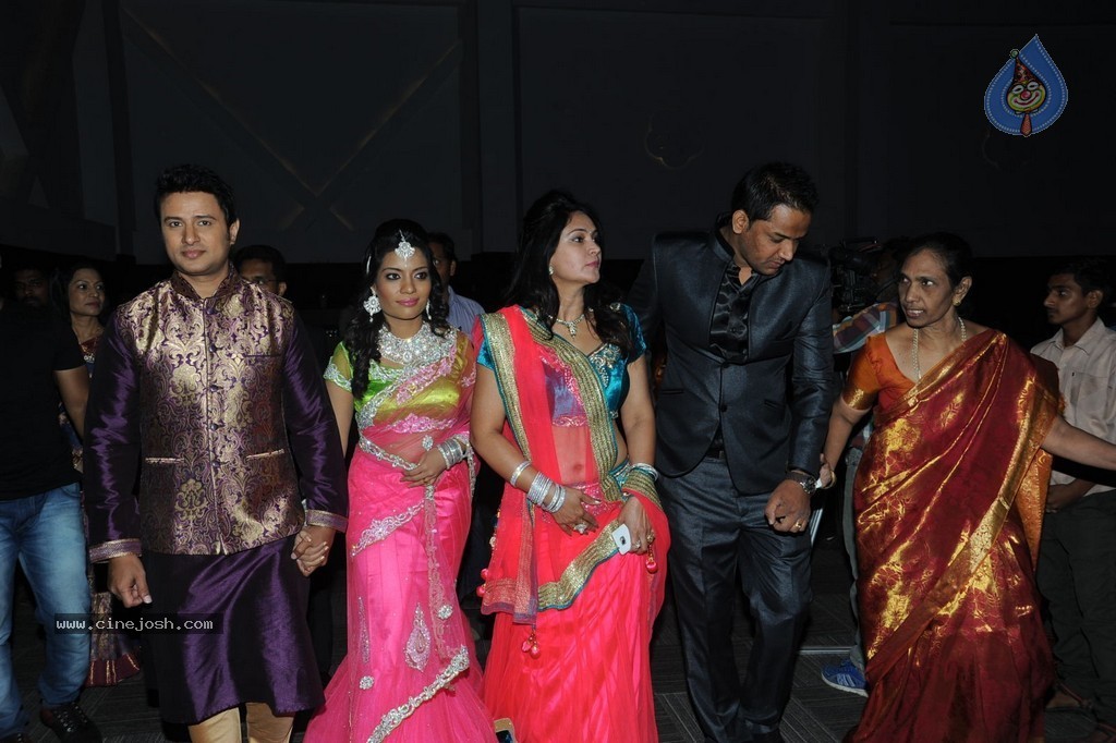 Celebs at Raja Wedding Reception - 72 / 148 photos