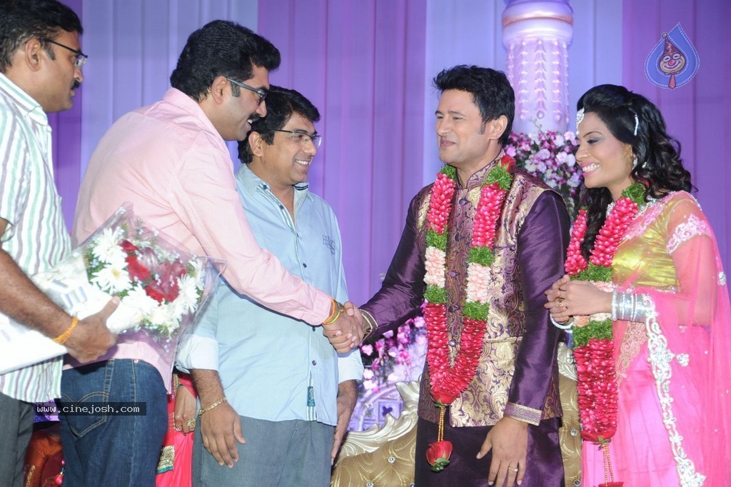 Celebs at Raja Wedding Reception - 73 / 148 photos