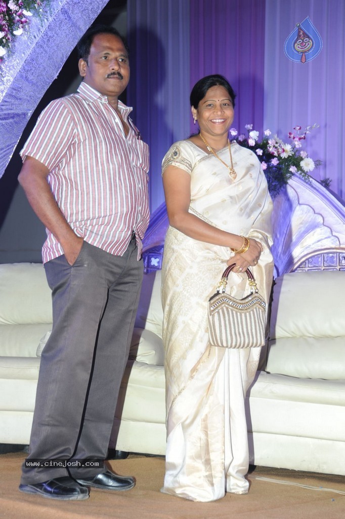 Celebs at Raja Wedding Reception - 90 / 148 photos
