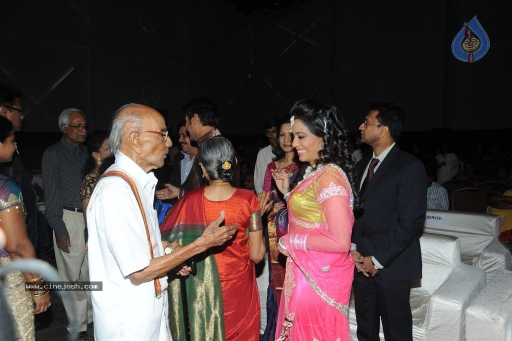 Celebs at Raja Wedding Reception - 139 / 148 photos