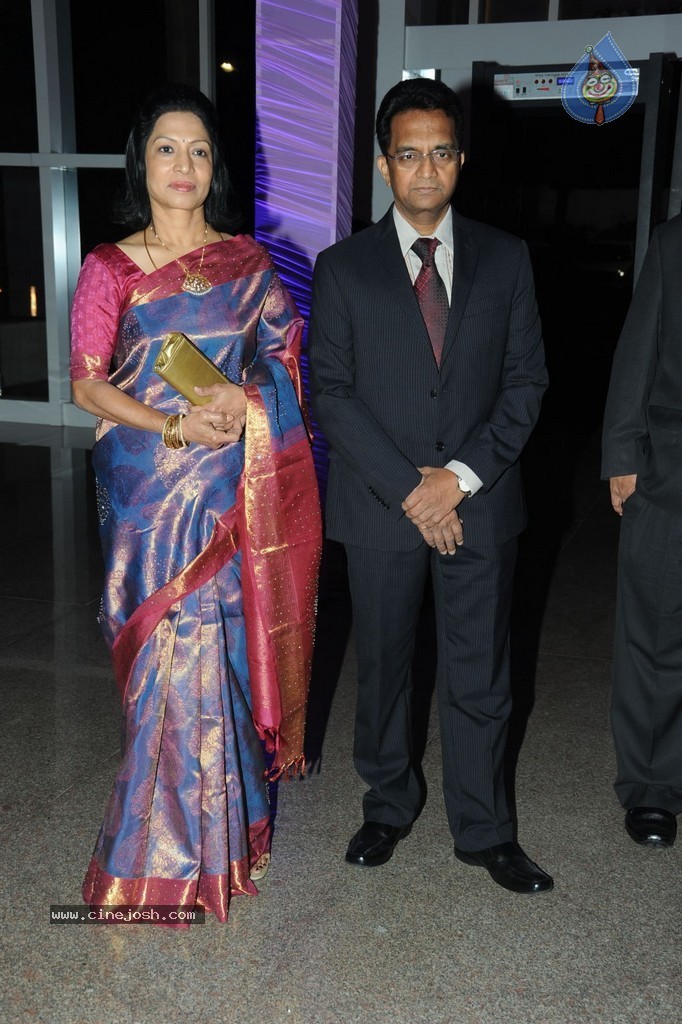 Celebs at Raja Wedding Reception - 145 / 148 photos