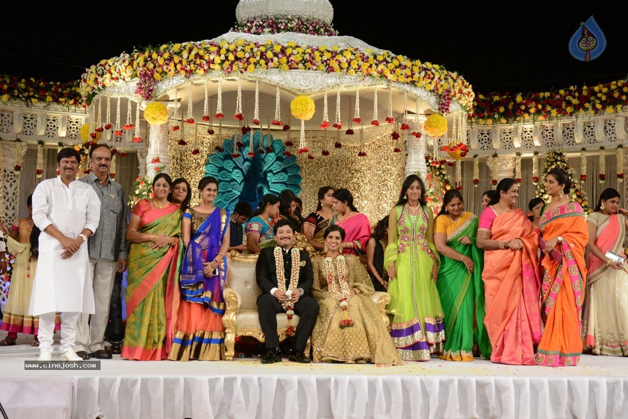 Rajendra Prasad Son Wedding Reception 04, celebs at rajendra prasad son wed...