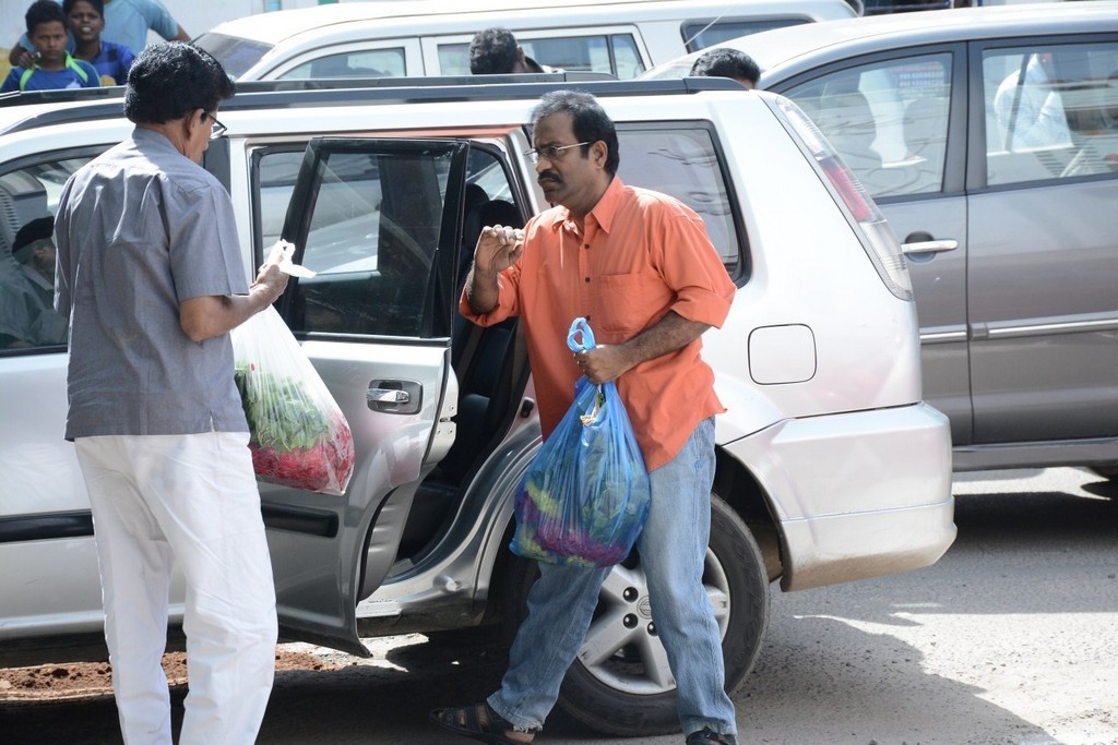Celebs Pay Homage to K Balachander Son - 108 / 122 photos