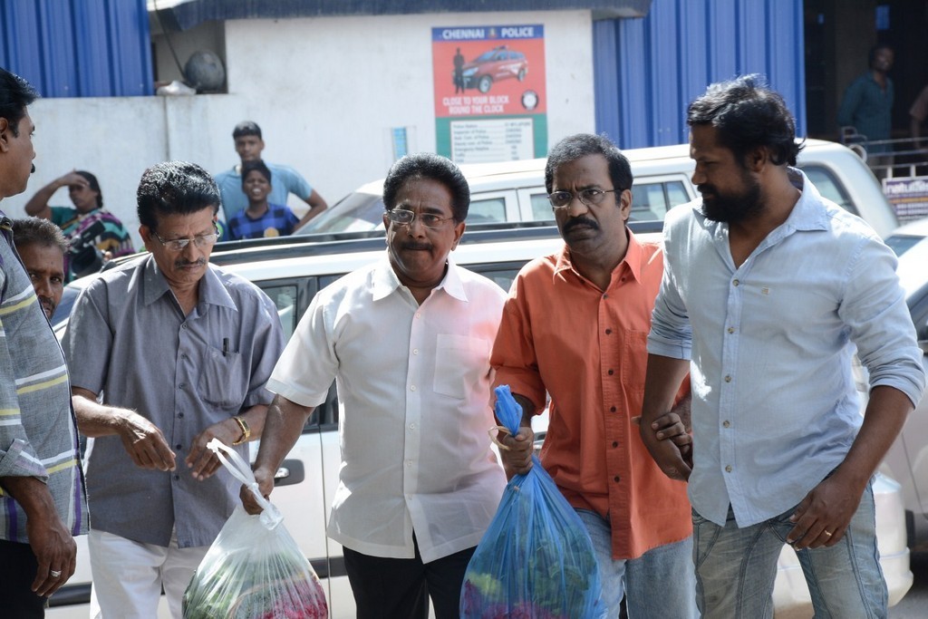 Celebs Pay Homage to K Balachander Son - 110 / 122 photos