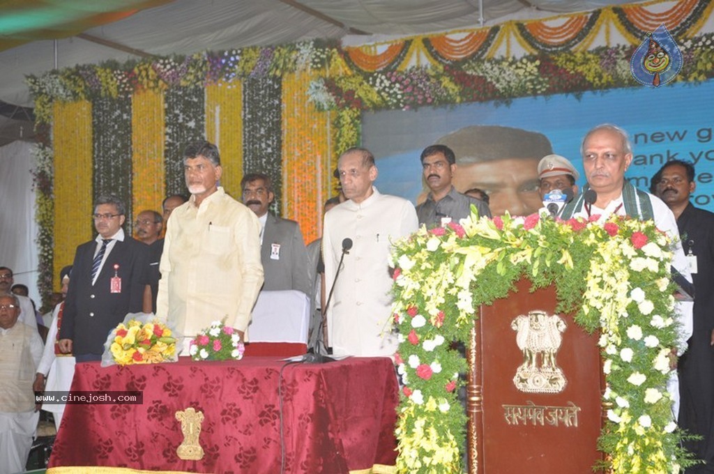 Chandrababu Naidu Sworn in as Andhra Pradesh CM - 104 / 150 photos
