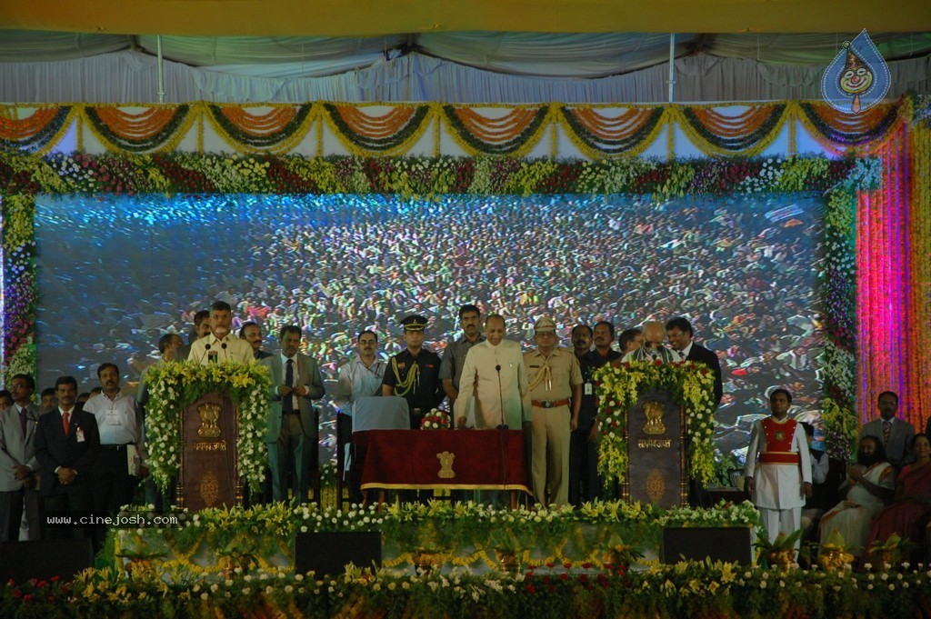 Chandrababu Naidu Sworn in as Andhra Pradesh CM - 150 / 150 photos
