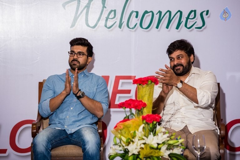 Chiranjeevi and Ram Charan Thanked The Blood Donors - 8 / 21 photos