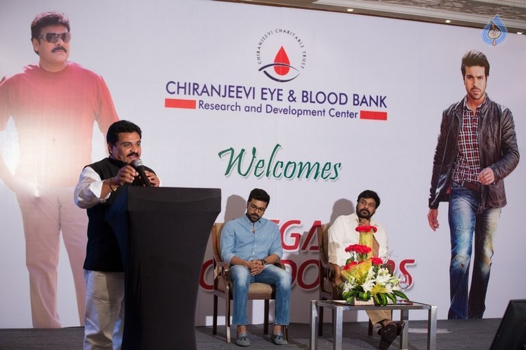 Chiranjeevi and Ram Charan Thanked The Blood Donors - 18 / 21 photos