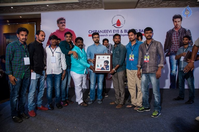 Chiranjeevi and Ram Charan Thanked The Blood Donors - 19 / 21 photos