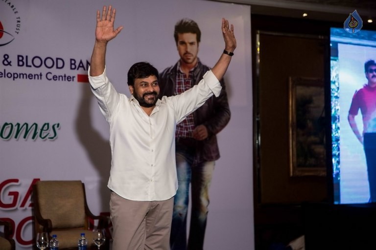 Chiranjeevi and Ram Charan Thanked The Blood Donors - 21 / 21 photos