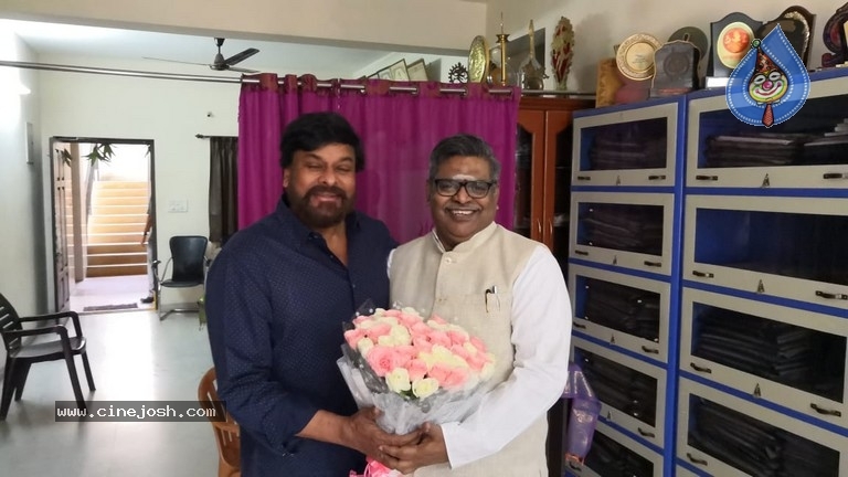 Chiranjeevi Congratulated Sirivennela Seetharama Sastry - 13 / 15 photos