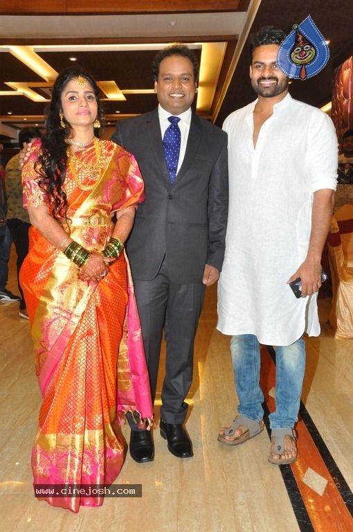 Comedian Harish Wedding Reception Photos - 17 / 29 photos