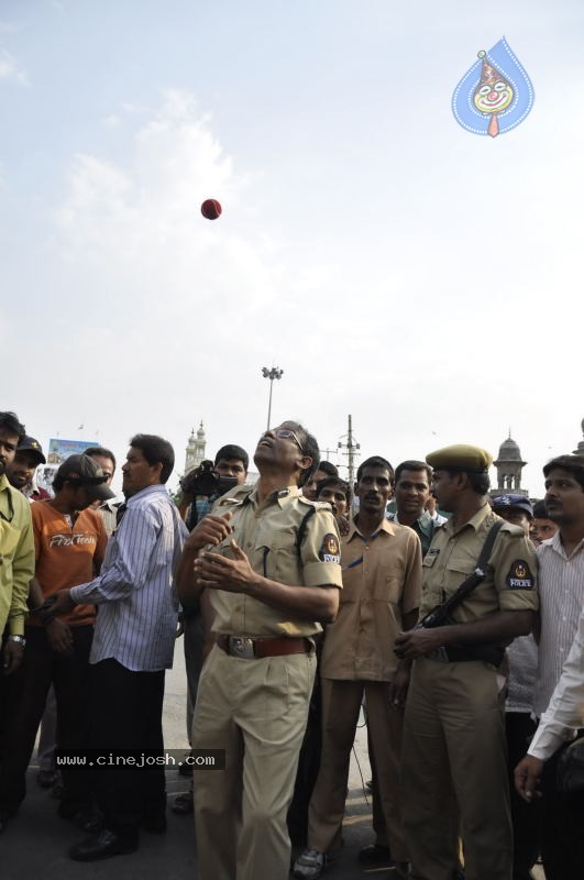 Commissioner AK . Khan Plays Cricket in Old City  - 12 / 58 photos