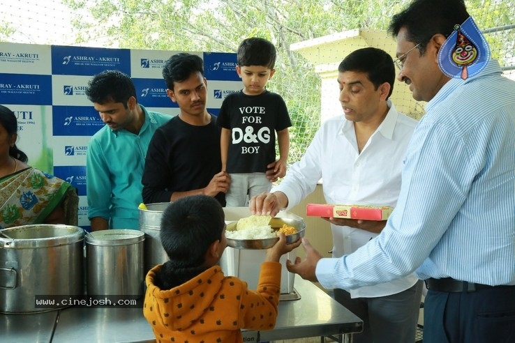Dil Raju Celebrates His Birthday With Kids At Ashray Akruthi - 7 / 42 photos