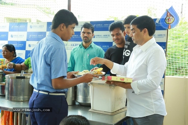 Dil Raju Celebrates His Birthday With Kids At Ashray Akruthi - 9 / 42 photos