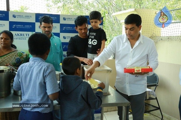 Dil Raju Celebrates His Birthday With Kids At Ashray Akruthi - 19 / 42 photos