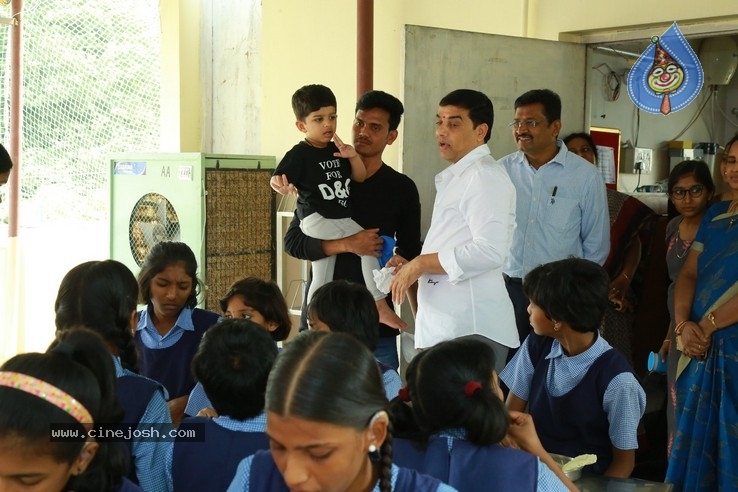 Dil Raju Celebrates His Birthday With Kids At Ashray Akruthi - 21 / 42 photos