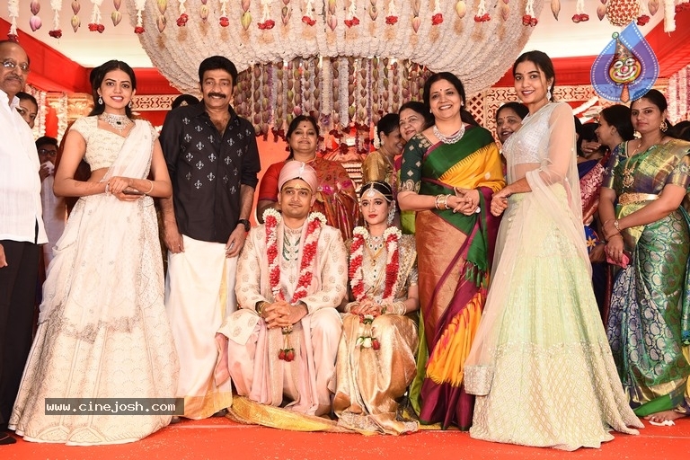 Dr.Rajasekhar Nephew Karthik Wedding Photos - 4 / 6 photos