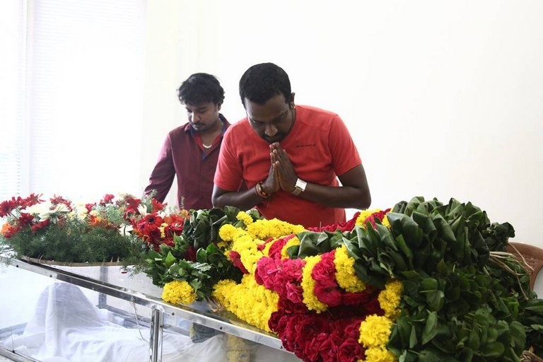 DSP Father Sathyamurthy Condolences Photos - 13 / 13 photos