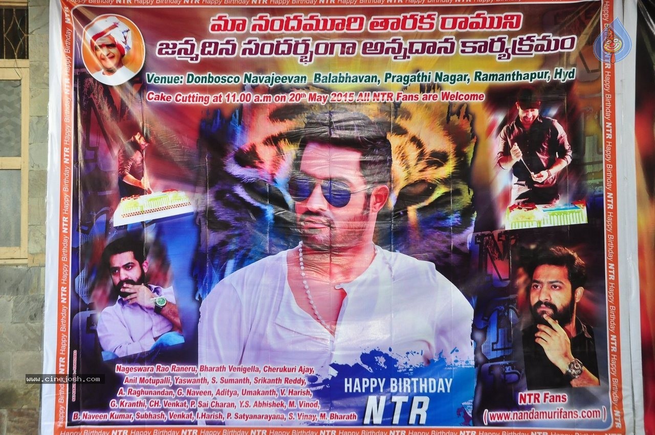 Fans Celebrate NTR Bday at Don Bosco School - 23 / 50 photos